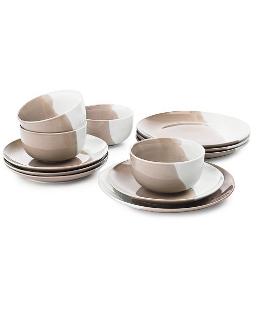 The Cellar CLOSEOUT! Color 12Pc. Dinnerware Set, Service for 4, Created for Macy's & Reviews