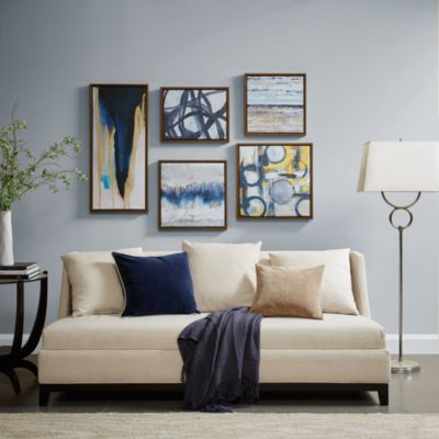 Blue Bliss Gallery Art, Set of 5