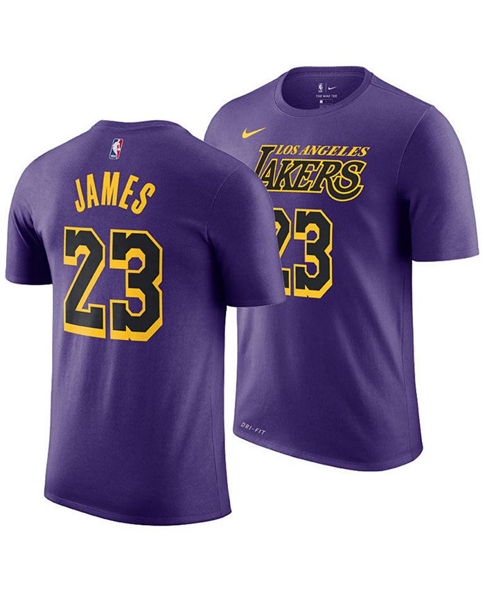 Nike LeBron James Los Angeles Lakers City Edition T-Shirt, Big