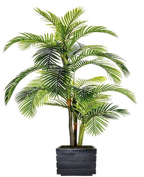 Laura Ashley 90 Tall Palm Tree Artificial Indoor Outdoor