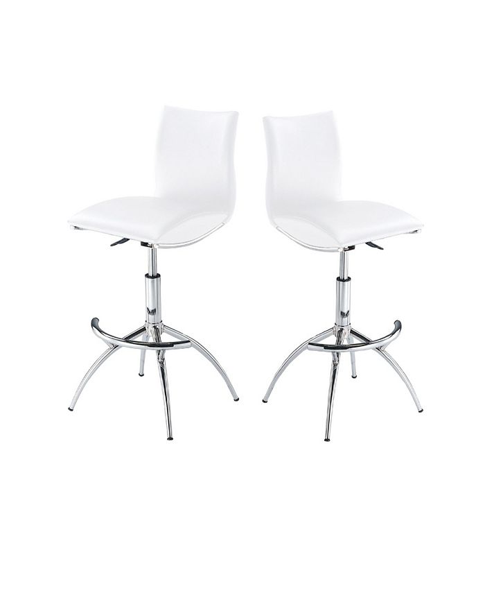 New Spec Inc Modern Leatherette Adjustable Bar Stools Macy's