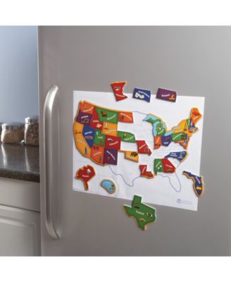 Learning Resources Learning Essentials - Magnetic U.S. Map Puzzle- 44 Pieces
