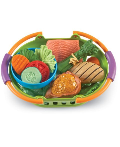 Детский игровой набор Areyougame New Sprouts Healthy Dinner Soft-Edge 14-Piece Playset, Ages 2+