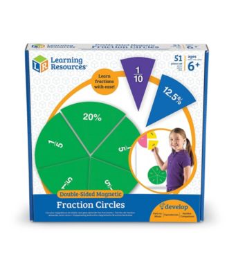 Learning Resources Double Sided Magnetic Fraction Circles