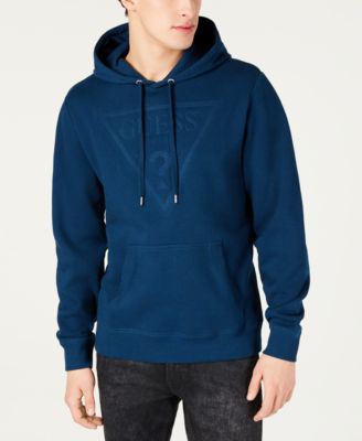 roy debossed logo hoodie