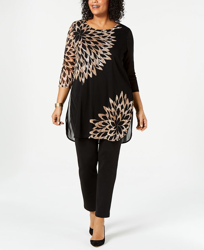 alfani plus size capris