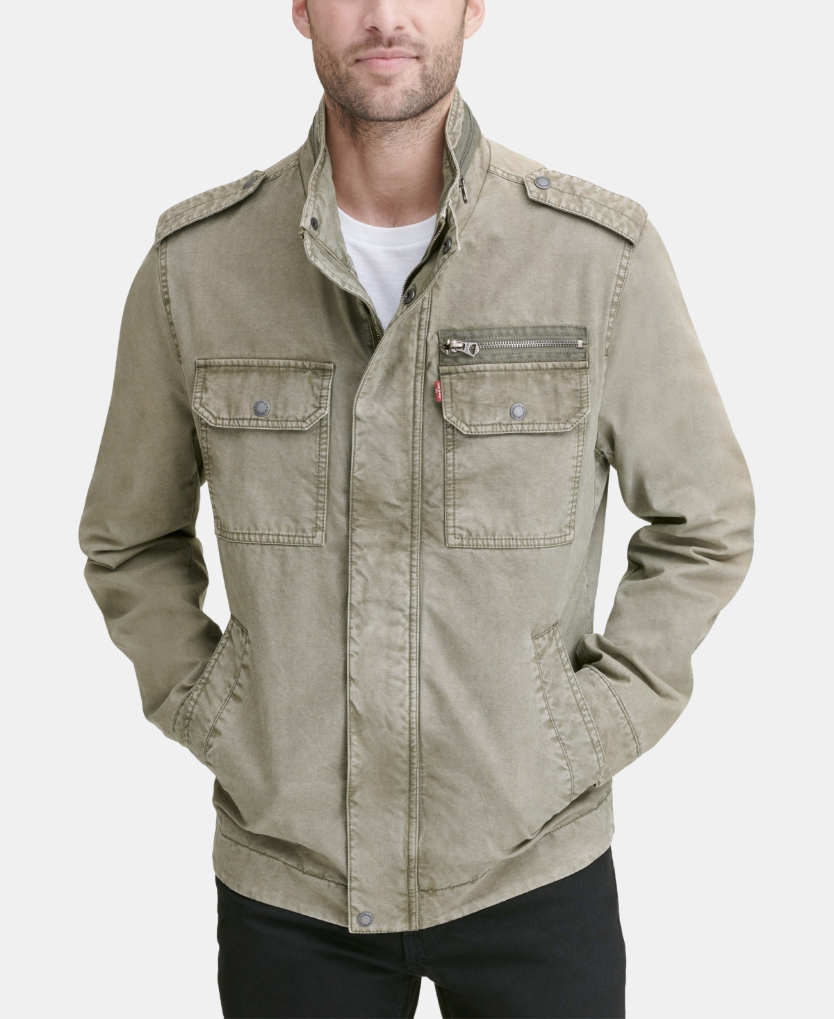 Levi's Men's Field Jacket In Light Olive | ModeSens