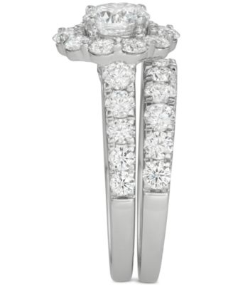 Certified Diamond Bridal Set (4 ct. t.w.) in 18k White, Yellow or Rose Gold