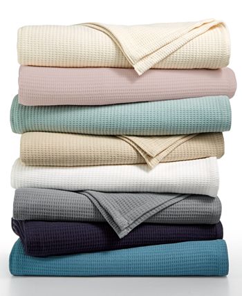 Lauren Ralph Lauren Luxury Ringspun 100% Cotton Full/Queen Blanket - Macy's