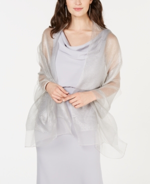 Adrianna Papell Metallic Wrap Scarf