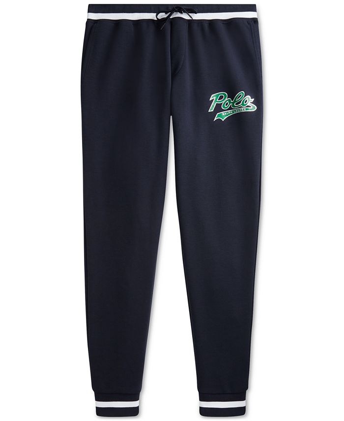 Polo Ralph Lauren Men's Big & Tall Double-Knit Graphic Jogger Pants ...