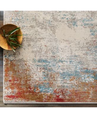 Solar SOR-2303 Burnt Orange 7'6" x 11'2" Area Rug