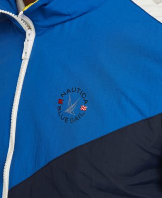 ☆ NAUTICA ☆PIGMENT 83 FLAG HOOD ZIP UP Too Big 83 Flag Hood Zip-Up Pink | SUBTYPE