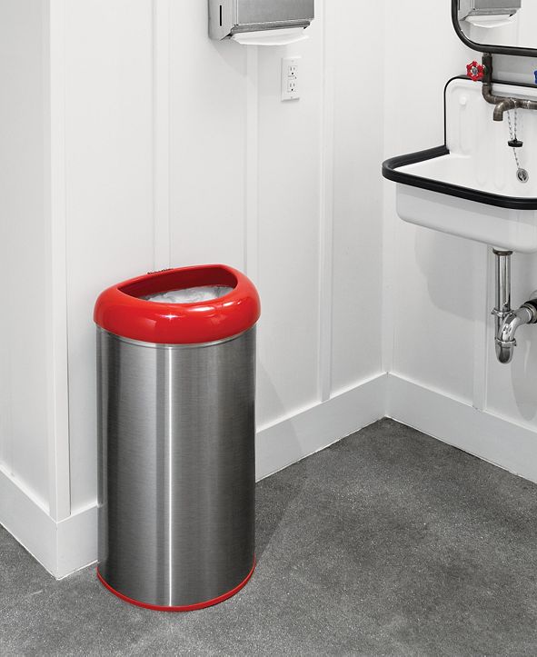 NINE STARS GROUP USA INC Nine Stars 13.2 Gallon Open Top Trash Can with