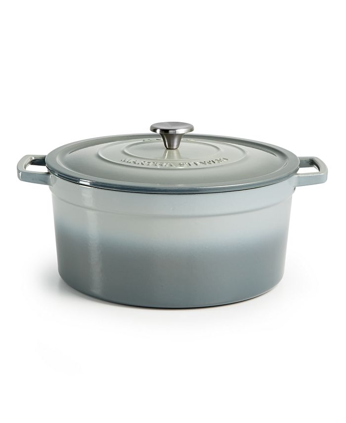 Martha Stewart Collection Enameled Cast Iron Round 8Qt. Dutch Oven