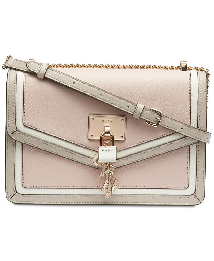 DKNY Elissa Leather Shoulder Flap, Created for Macy's Macy's