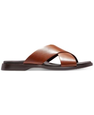 Cole Haan Men's GOLDWYN 2.0 CRISSCROSS SANDAL,BRITISH TAN SMOOTH,10 Cole Haan Men\u0027s Goldwyn 2.0 Cross Band Slide Sandals - Macy\u0027s