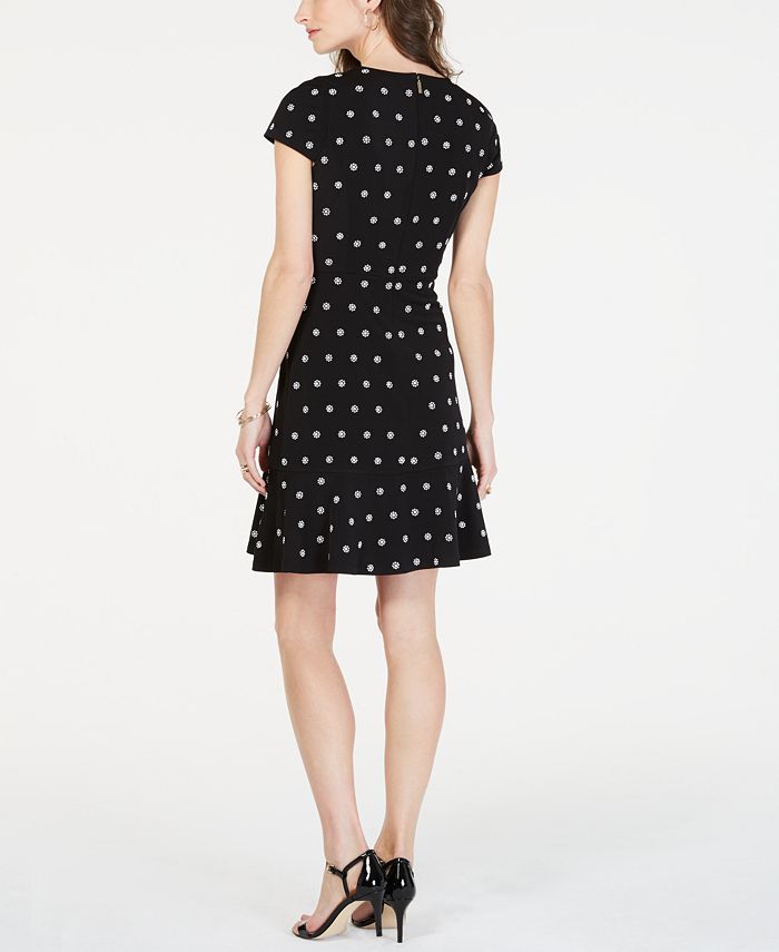 Michael Kors Printed Ruffle-Hem Dress, in Regular & Petite Sizes - Macy's