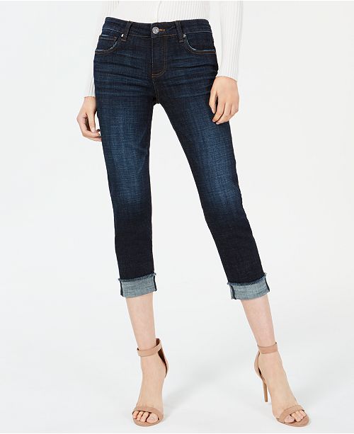 Kut from the Kloth Amy Cuffed Cropped Jeans & Reviews - Jeans - Juniors ...