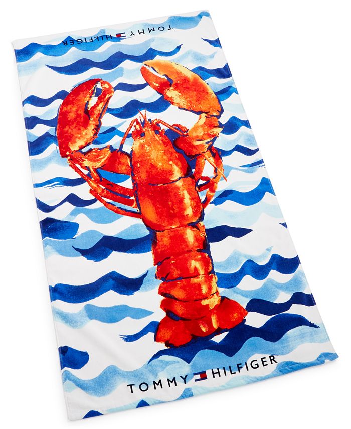 Tommy hilfiger lobster beach towel clearance