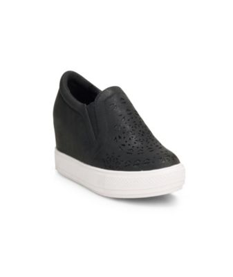 hidden wedge slip on sneakers