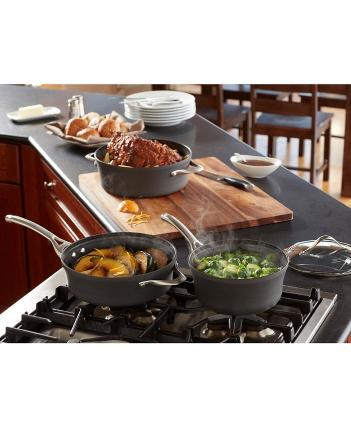 Calphalon Contemporary Nonstick 12Pc. Cookware Set Macy's