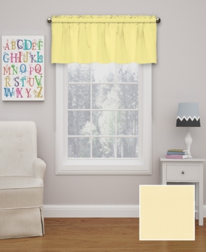 Eclipse Microfiber Valance, 42" X 18" In Yellow