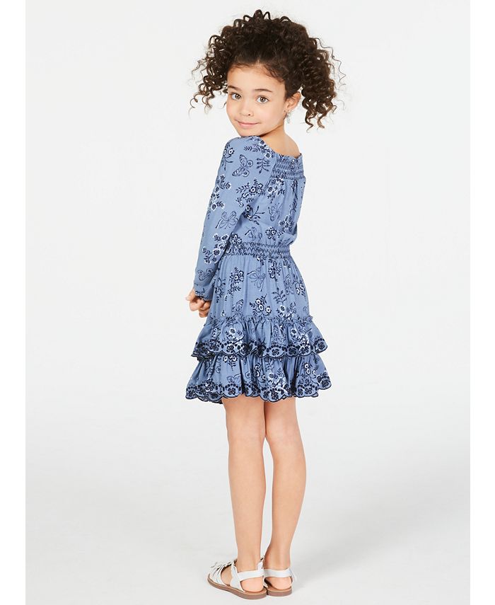 Epic Threads Little Girls Printed Drop Waist Dress, Created for Macy's ...
