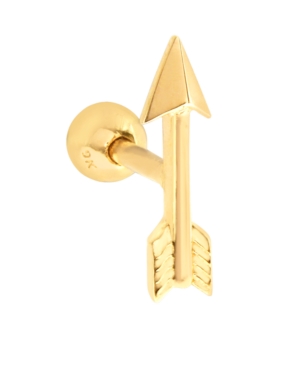 image of Bodifine 10K Gold Arrow Tragus
