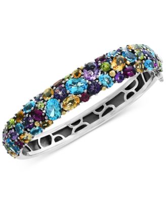 EFFY Collection - Multi-Gemstone (25-1/2 ct. t.w.) Bangle Bracelet in Sterling Silver