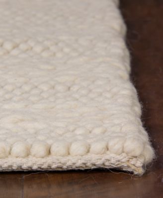 Cortico White 6155 White 7'6" x 9'6" Area Rug