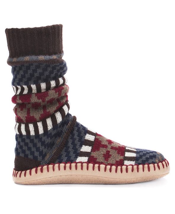 muk luks men's slipper socks