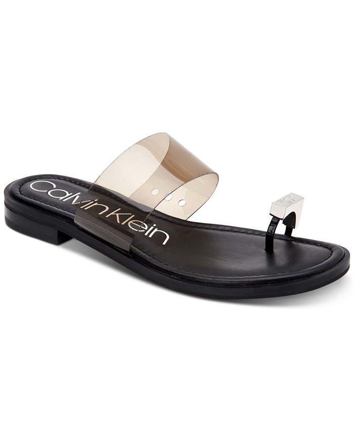 Calvin Klein Women s Tamar Flat Sandals Macy s