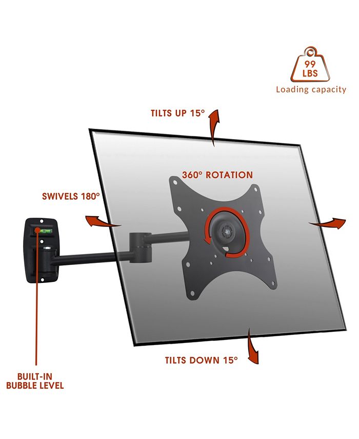 MegaMounts Full Motion Single Stud Wall Mount Macy's