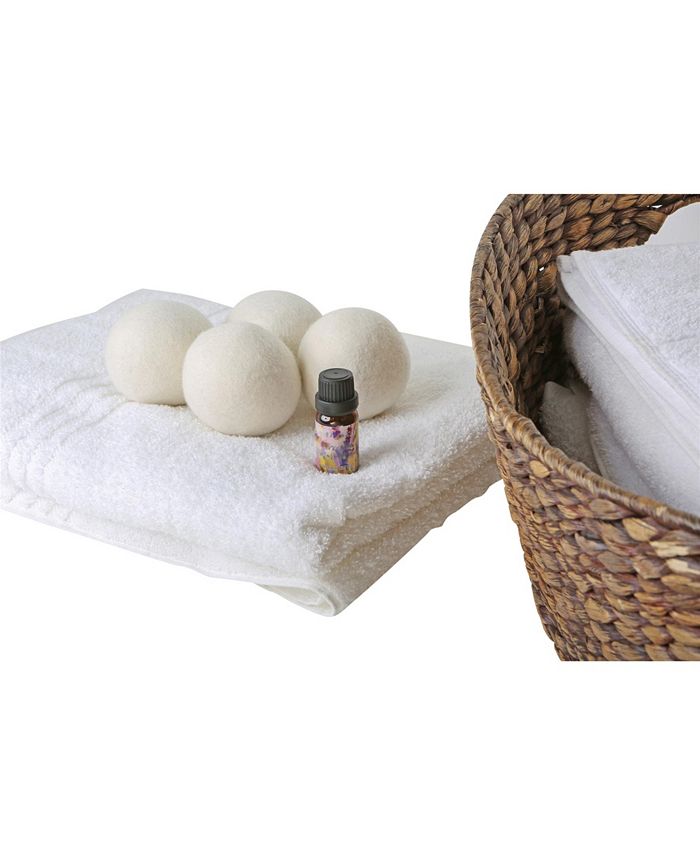 Woolite 4 Pack Wool Dryer Balls and Fresh Linen Essential Oil Kit Macy's