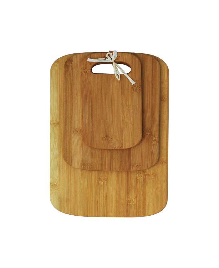 Oceanstar 3Piece Bamboo Cutting Board Set Macy's