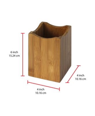 Bamboo Utensil Holder