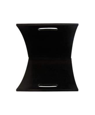 Contemporary X Style Wooden Magazine Rack