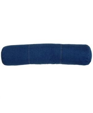 Karin Maki American Denim Jumbo Bolster Pillow Bedding In Blue