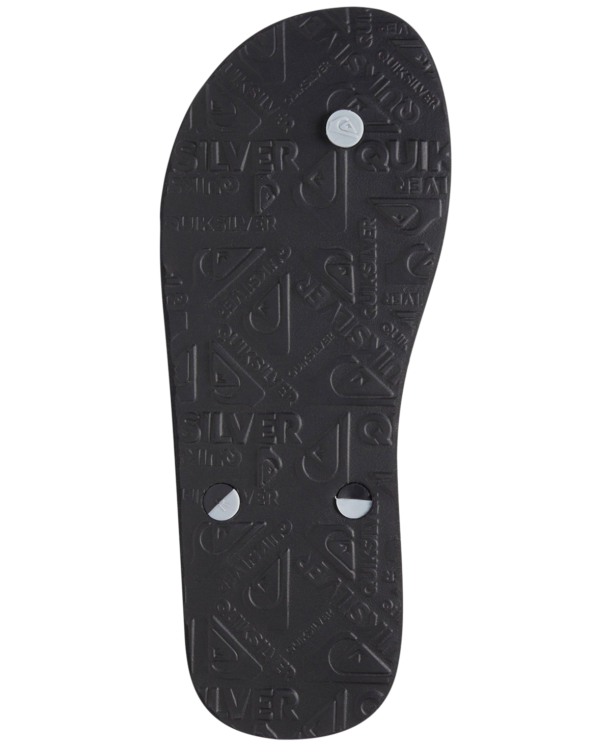 Quiksilver Men's Haleiwa Ii Flip Flops - Black and Gray