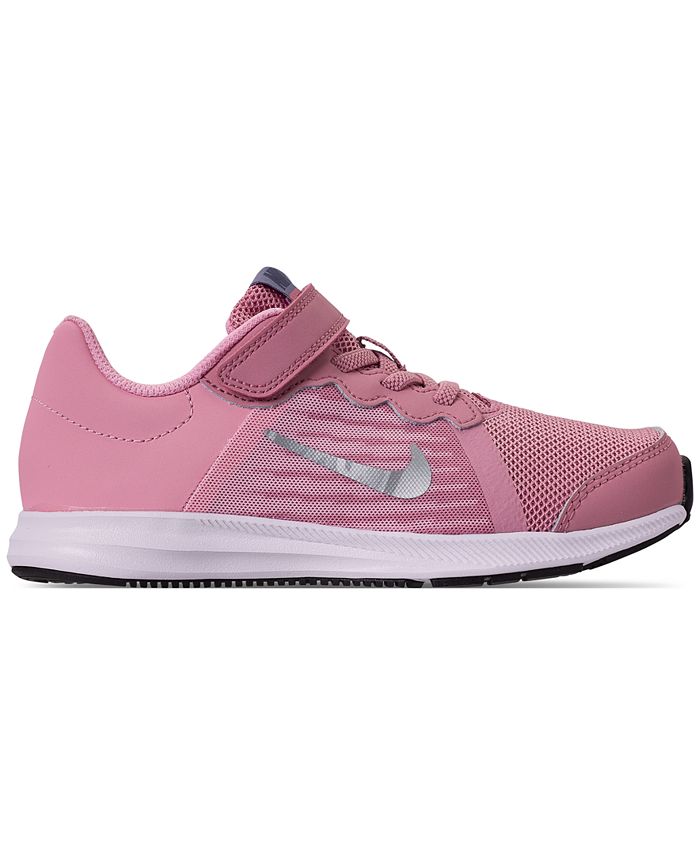 Nike Little Girls' Downshifter 8 Running Sneakers from Finish Line - Macy's