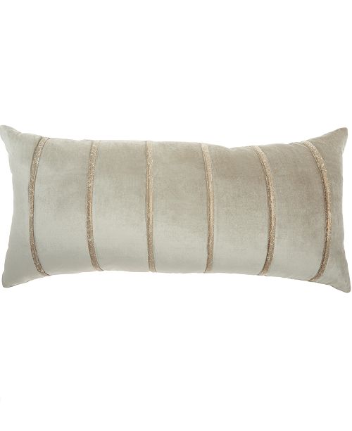 Nourison Inspire Me Home Decor Pleated Stripes Beige Throw