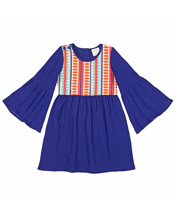Masala Baby Girls Simple Dress Jacquard - Macy's