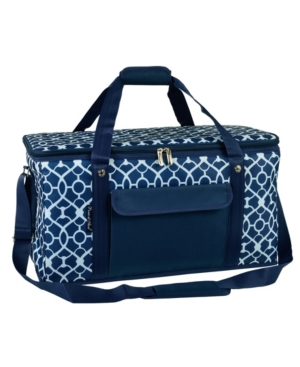 Picnic At Ascot Hybrid Semi-rigid 24 Quart Folding Cooler With Leak Proof Lining In Blue