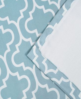 Trellis Insulated 2-Piece Curtain Panels Room Darkening with Grommet Header Top, 52" X 96"