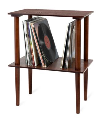 Victrola Wooden Stand with Record Holder