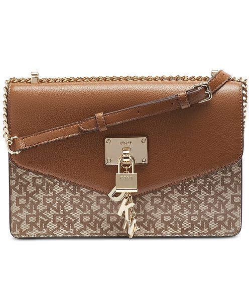 DKNY Elissa Signature Shoulder Bag, Created for Macy&#39;s & Reviews - Handbags & Accessories - Macy&#39;s