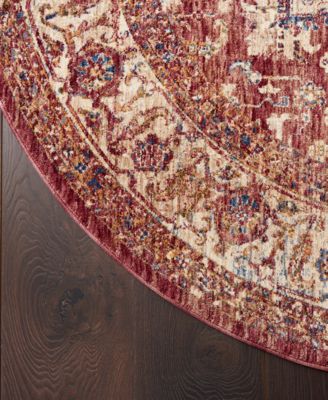 Taza Lavar 5' Round Area Rug