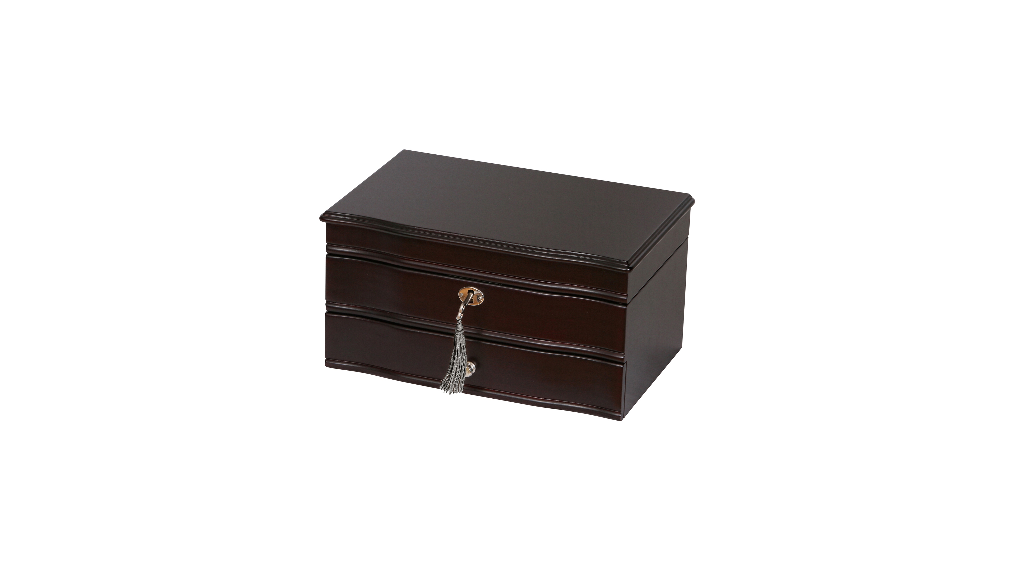 Mele & Co. Davina Locking Wooden Jewelry Box