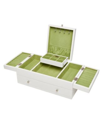 Everly Wooden Triple Lid Jewelry Box